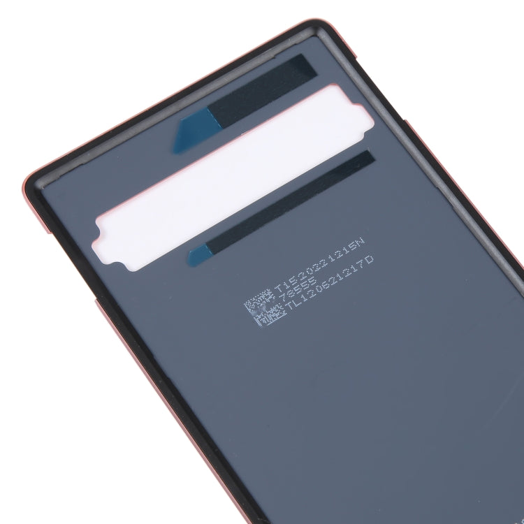 For Google Pixel 7a Original Battery Back Cover(Orange) - Back Cover by PMC TechLife | Online Shopping South Africa | PMC TechLife | Buy Now Pay Later Mobicred