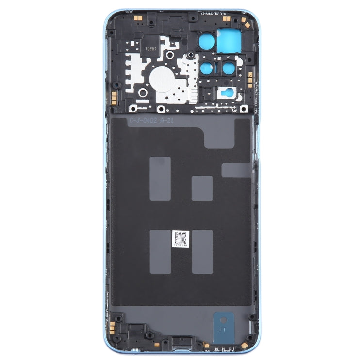 For Realme V13 Original Battery Back Cover with Middle Frame(Blue) - Back Cover by PMC TechLife | Online Shopping South Africa | PMC TechLife