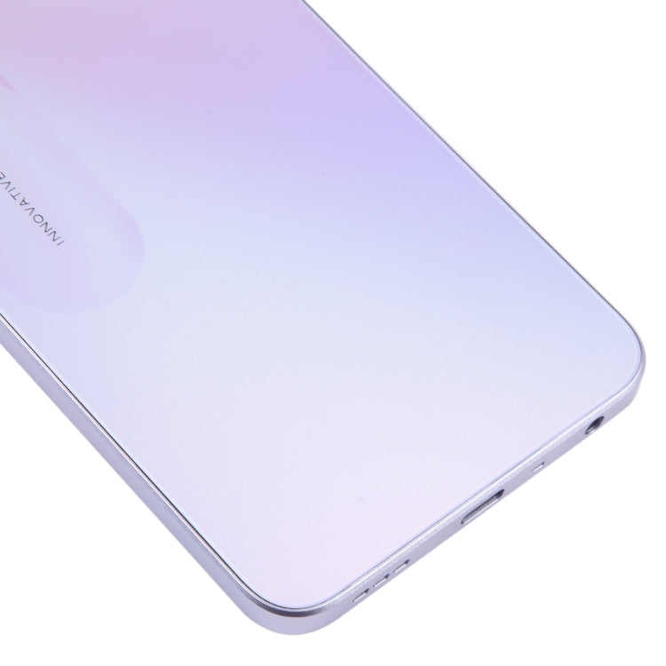 For OPPO A58 5G Original Battery Back Cover with Middle Frame(Purple) - Back Cover by PMC TechLife | Online Shopping South Africa | PMC TechLife | Buy Now Pay Later Mobicred