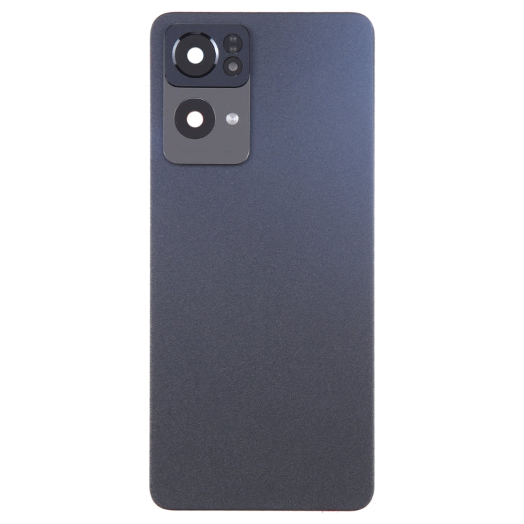For OPPO Reno7 Pro Original Battery Back Cover with Camera Lens Cover(Black) - Back Cover by PMC TechLife | Online Shopping South Africa | PMC TechLife