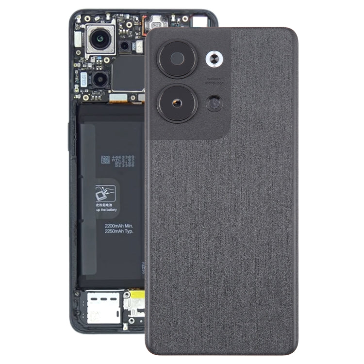 For OPPO Reno9 Pro Original Battery Back Cover with Camera Lens Cover(Black) - Back Cover by PMC TechLife | Online Shopping South Africa | PMC TechLife