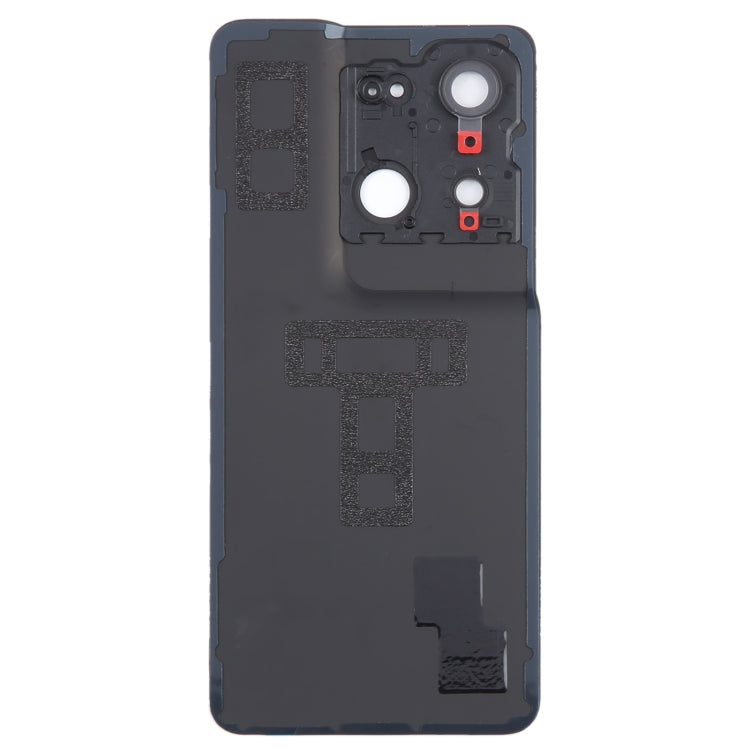 For OPPO Reno8 Pro+ Original Battery Back Cover with Camera Lens Cover(Black) - Back Cover by PMC TechLife | Online Shopping South Africa | PMC TechLife | Buy Now Pay Later Mobicred