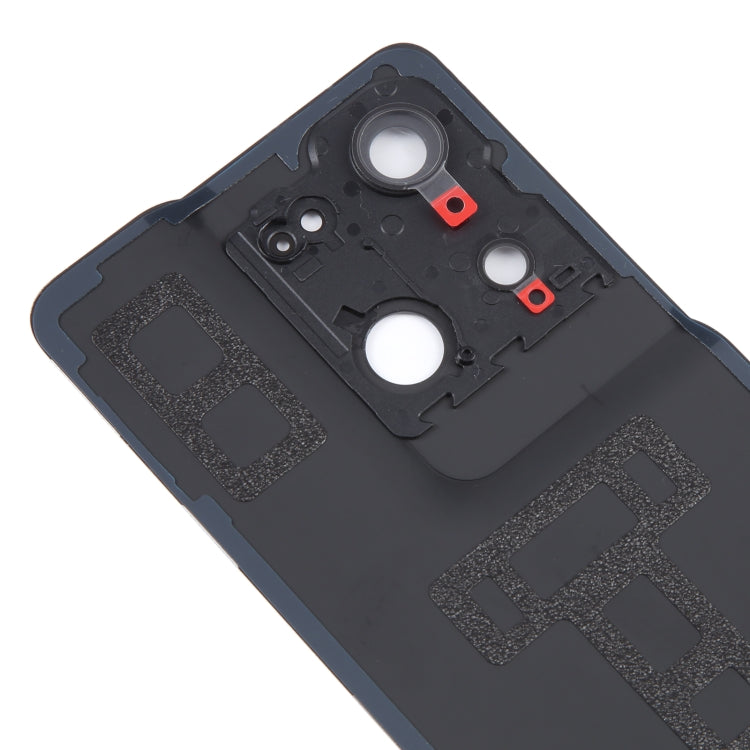 For OPPO Reno8 Pro+ Original Battery Back Cover with Camera Lens Cover(Black) - Back Cover by PMC TechLife | Online Shopping South Africa | PMC TechLife | Buy Now Pay Later Mobicred