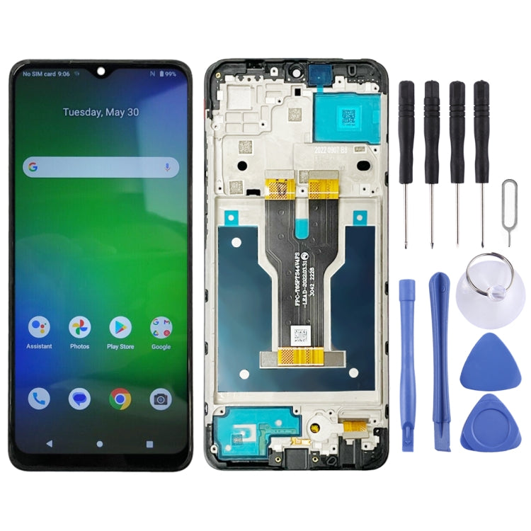 LCD Screen For Cricket Icon 4 WTCKT01 Digitizer Full Assembly with Frame(Black) - Others by PMC TechLife | Online Shopping South Africa | PMC TechLife