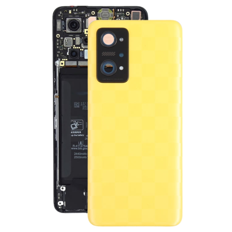 For Realme GT Neo 3T Original Battery Back Cover with Camera Lens Cover(Yellow) - Back Cover by PMC TechLife | Online Shopping South Africa | PMC TechLife