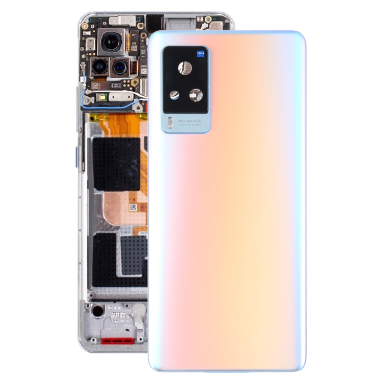 For vivo X60 Pro Global Original Battery Back Cover with Camera Lens Cover(Pink) - Back Cover by PMC TechLife | Online Shopping South Africa | PMC TechLife