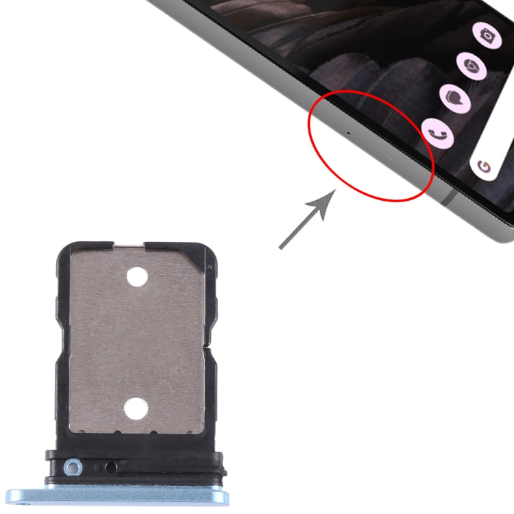 For Google Pixel 7A Original SIM Card Tray with SIM Pin (Blue) - free shipping - PMC TechLife - Order now!