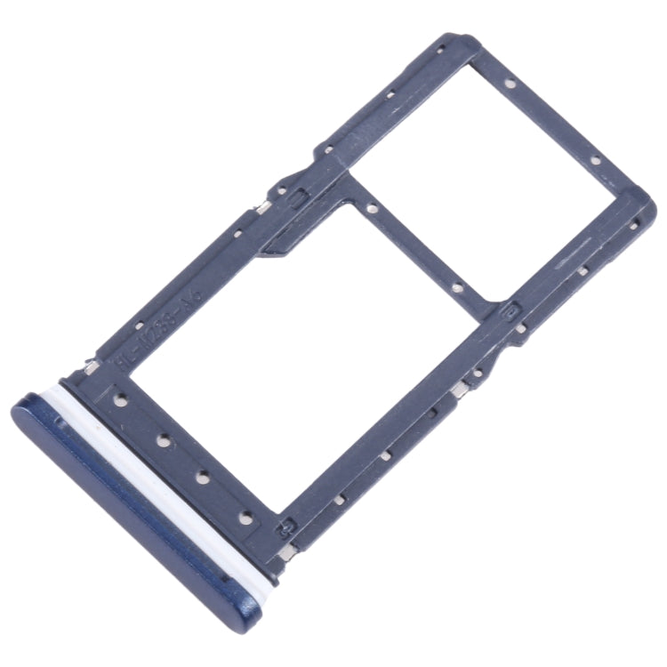For Motorola Moto G Play 2021 SIM Card Tray + Micro SD Card Tray (Blue) - Card Socket by PMC TechLife | Online Shopping South Africa | PMC TechLife