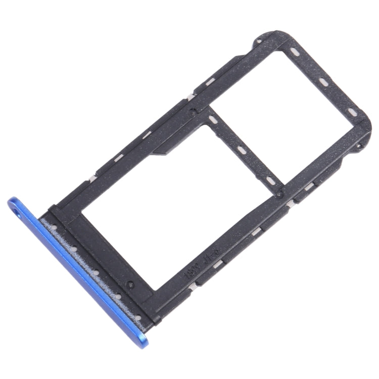 For Motorola Moto G Power 2021 SIM Card Tray + Micro SD Card Tray (Blue) - Card Socket by PMC TechLife | Online Shopping South Africa | PMC TechLife