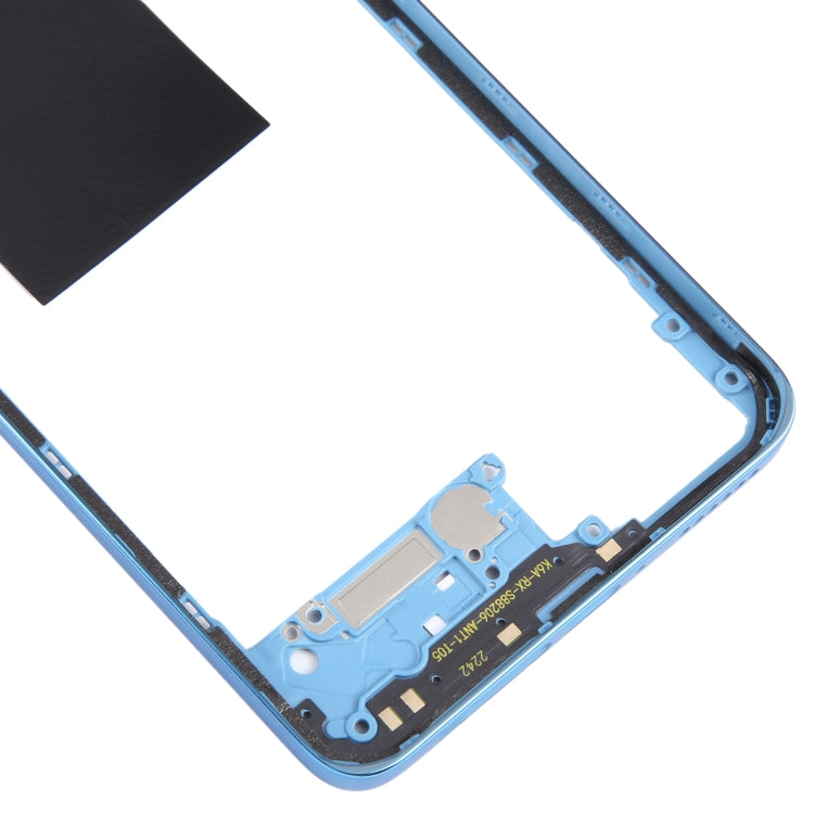 For Xiaomi Redmi Note 12 Pro 4G Original Middle Frame Bezel Plate (Blue) - Frame Bezel Plate by PMC TechLife | Online Shopping South Africa | PMC TechLife