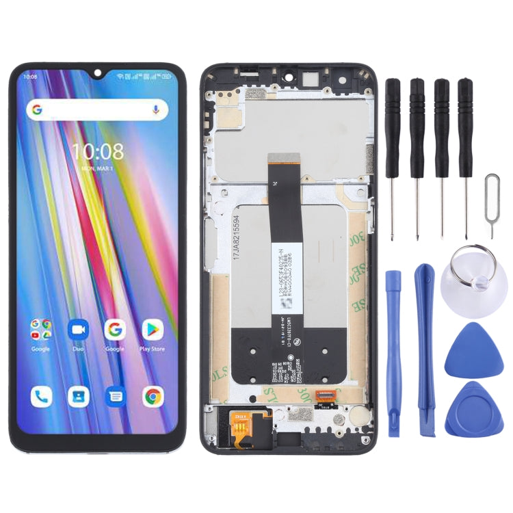 LCD Screen and Digitizer Full Assembly With Frame for Umidigi A11(Black) - free shipping - PMC TechLife - Order now!