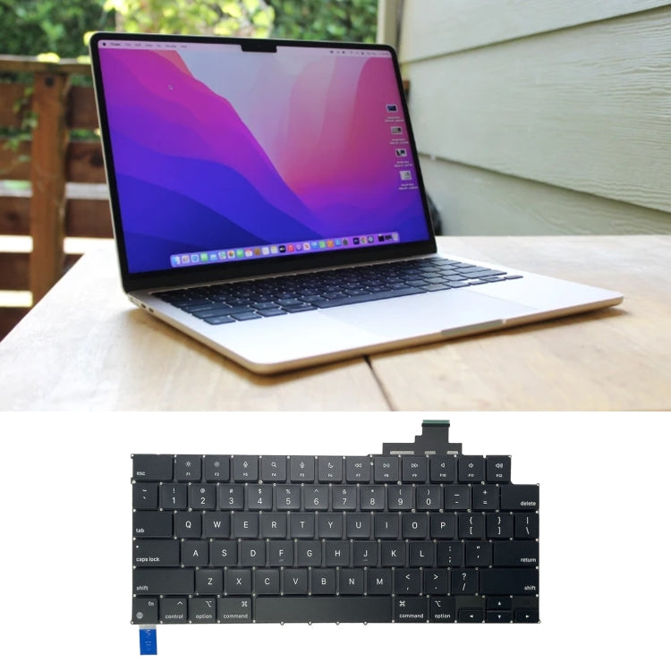 US Version Keyboard for MacBook Air M2 13 2022 A2681 - Keyboard by PMC TechLife | Online Shopping South Africa | PMC TechLife