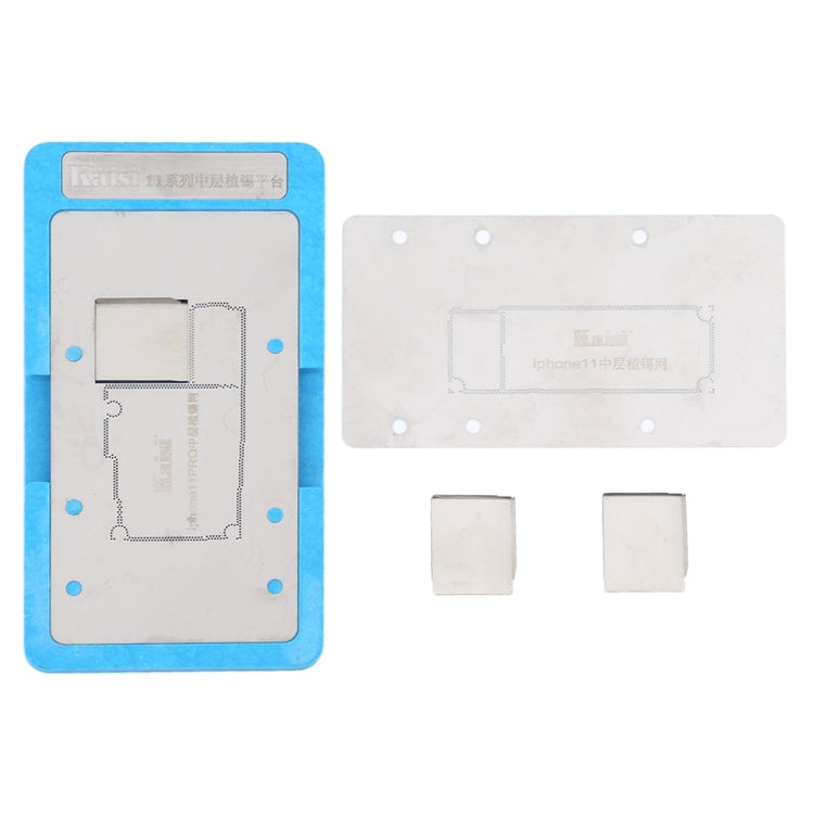 Kaisi Mainboard Middle Layer Board BGA Reballing Stencil Plant Tin Platform for iPhone 11 / 11 Pro - Repair Platform by PMC TechLife | Online Shopping South Africa | PMC TechLife