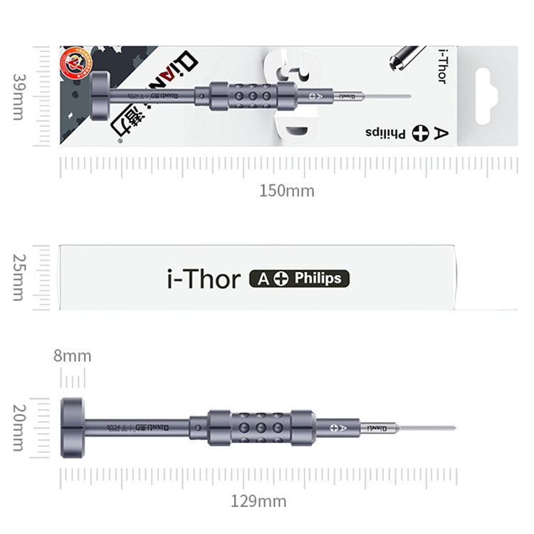 Qianli i-Thor S2 Precision 3D Texture Hollow Cross Tip Middle Bezel Screwdriver - Screwdriver by QIANLI | Online Shopping South Africa | PMC TechLife | Buy Now Pay Later Mobicred