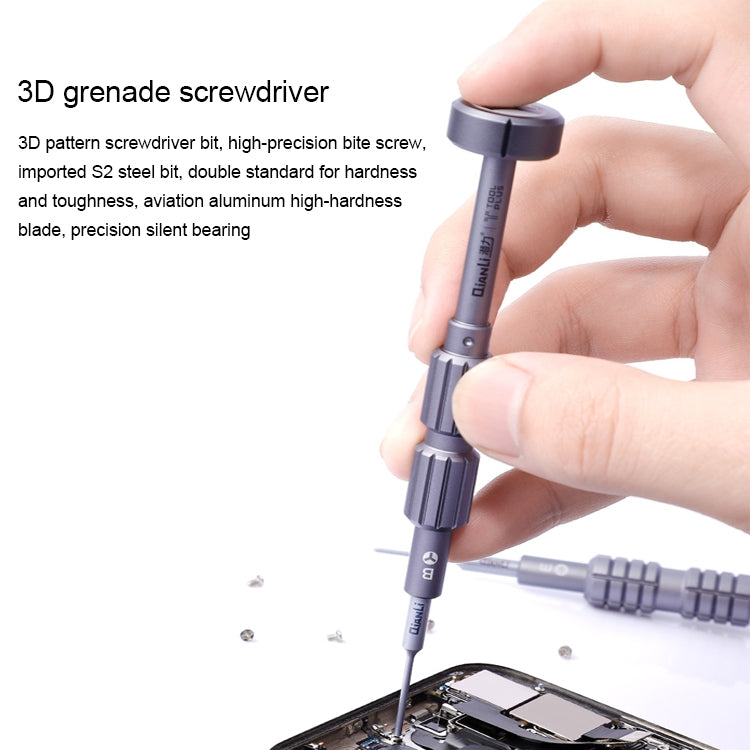 Qianli i-Thor S2 Precision 3D Texture Hollow Cross Tip Middle Bezel Screwdriver - Screwdriver by QIANLI | Online Shopping South Africa | PMC TechLife | Buy Now Pay Later Mobicred