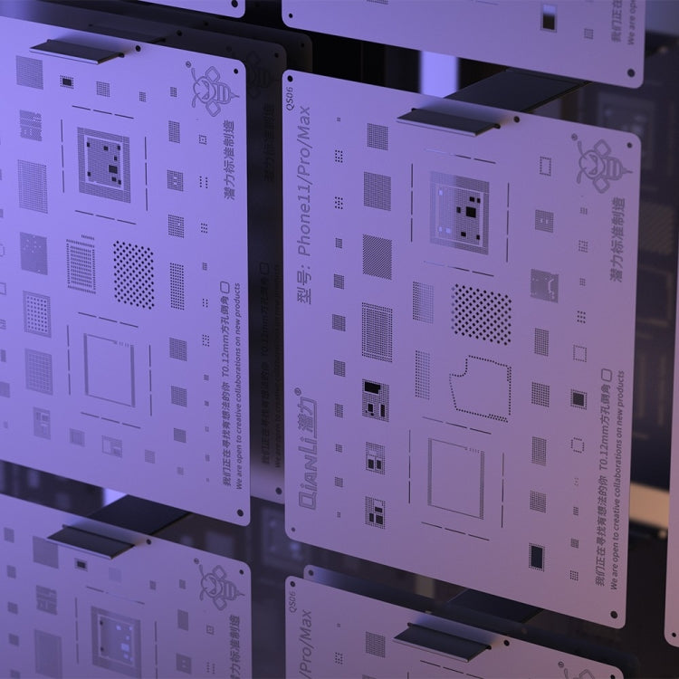 QIANLI QS06 Replacement Bumblebee Stencil For iPhone 11 / 11 Pro / Max - BGA Stencils by PMC TechLife | Online Shopping South Africa | PMC TechLife