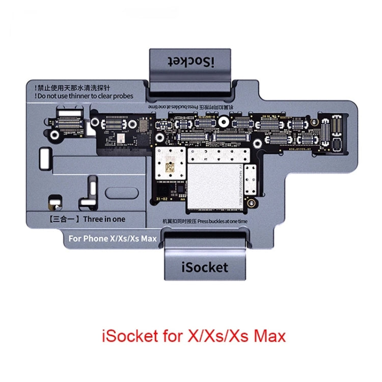 Qianli iSocket 3 In 1 Motherboard Layered Test Frame Upper Lower Layers Logic Board Function Fast Test Holder For iPhone X / XS / XS Max - free shipping - PMC TechLife - Order now!