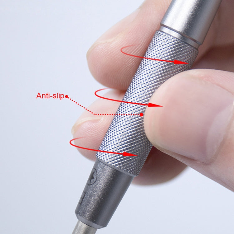 Qianli iFlying 5 in 1 Aluminum Handle Anti-slip Screwdriver - free shipping - PMC TechLife - Order now!
