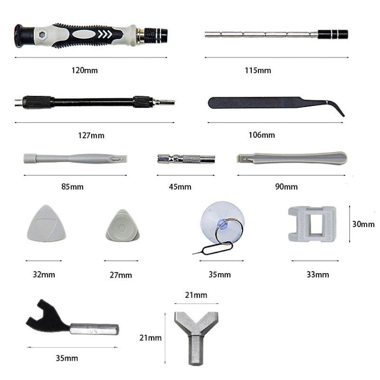 138 in 1 DIY Mobile Phone Disassembly Tool Clock Repair Multi-function Tool Screwdriver Set (Yellow) - Screwdriver Set by PMC TechLife | Online Shopping South Africa | PMC TechLife
