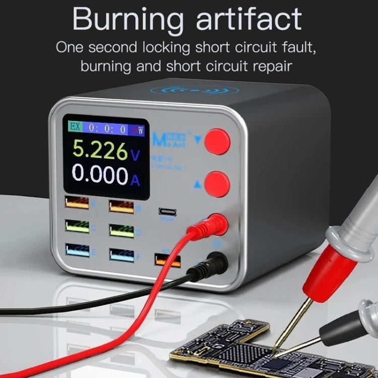 MaAnt Dianba NO.1 Multi-port Wireless USB PD Charger, US Plug - free shipping - PMC TechLife - Order now!