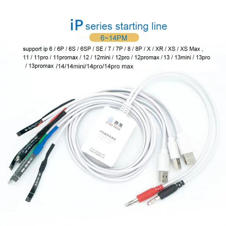 Zhikai iOS Power Supply Test Cable for iPhone 6~14 Pro Max Series - Test Tools by PMC TechLife | Online Shopping South Africa | PMC TechLife | Buy Now Pay Later Mobicred