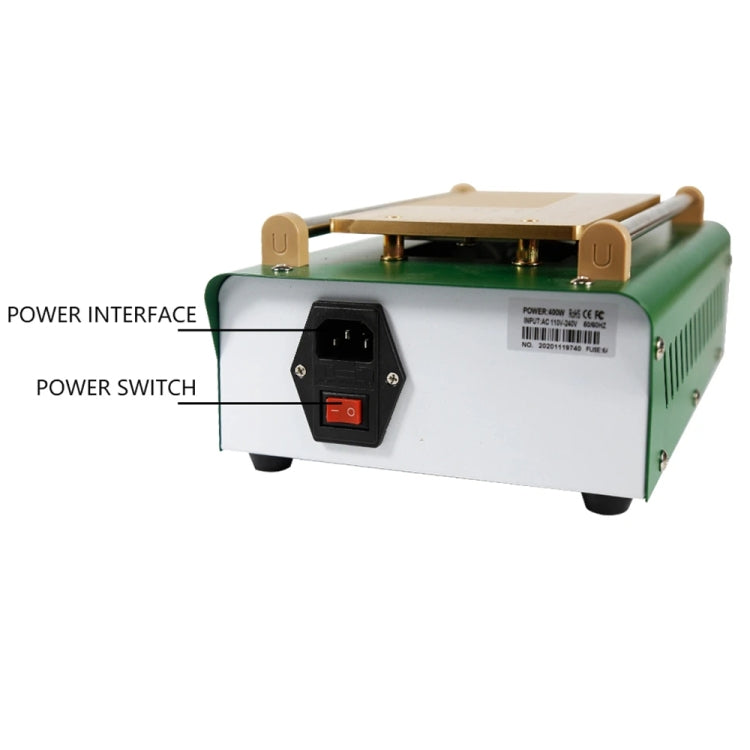 BST-B-856A AC 220V Electrical Vacuum Pump LCD Screen Separator, US Plug - free shipping - PMC TechLife - Order now!