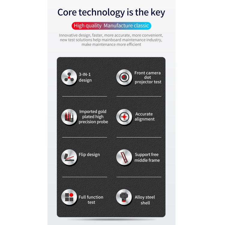 Aixun FC3-11 Mainboard Layered Testing Fixture for iPhone 11/11 Pro/11Pro Max - Test Tools by PMC TechLife | Online Shopping South Africa | PMC TechLife