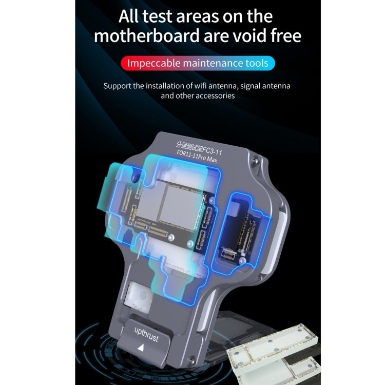 Aixun FC3-11 Mainboard Layered Testing Fixture for iPhone 11/11 Pro/11Pro Max - Test Tools by PMC TechLife | Online Shopping South Africa | PMC TechLife