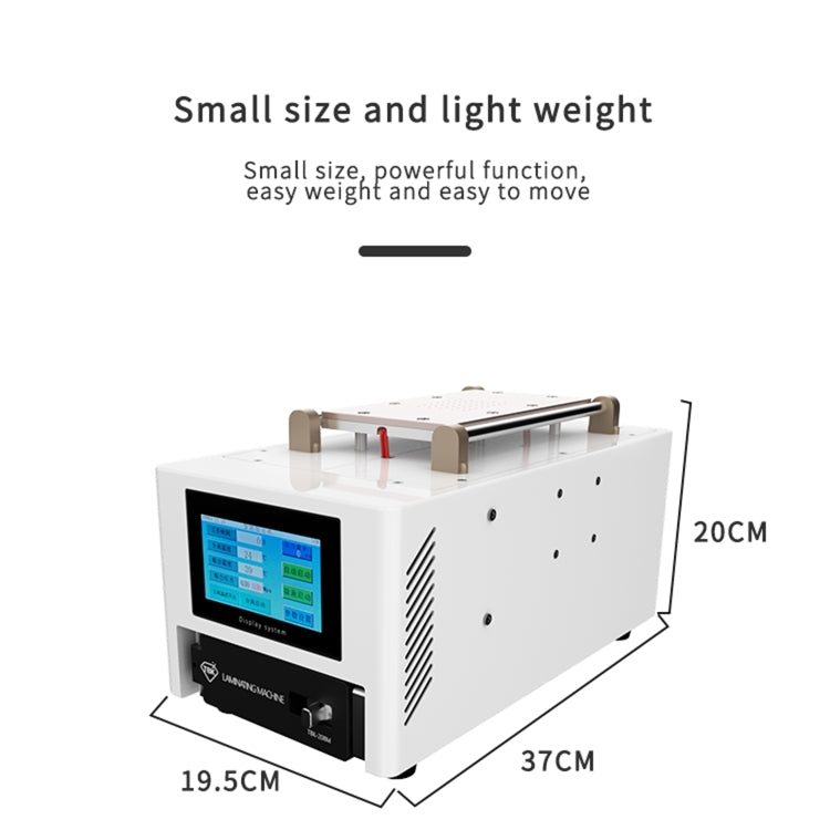 TBK 208M 3 in 1 Mini LCD Screen Vacuum Laminating Machine, EU Plug - free shipping - PMC TechLife - Order now!