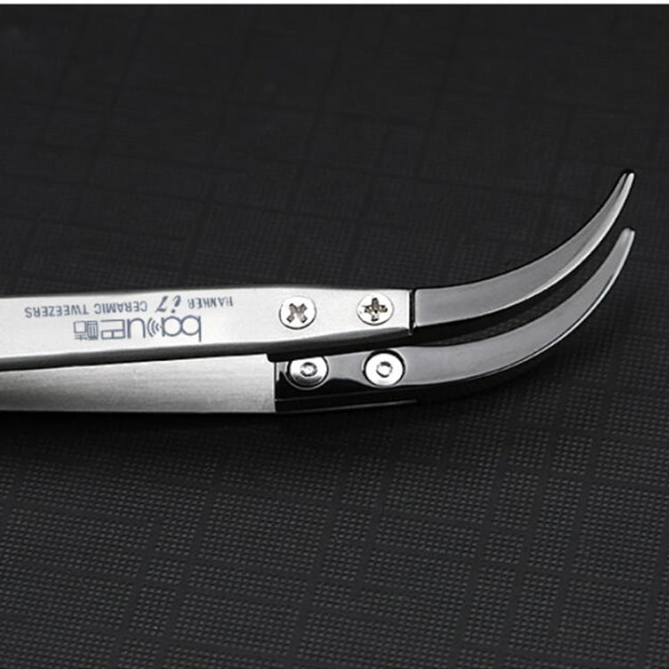 BAKU BA-I7-74MZ Stainless Steel Curved Tweezers - free shipping - PMC TechLife - Order now!