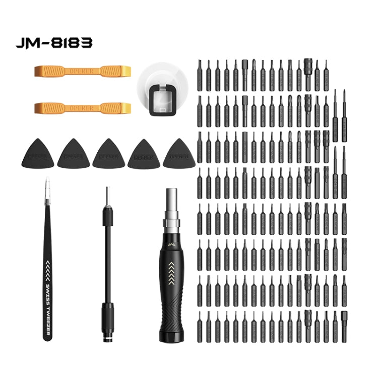 JAKEMY JM-8183 145 in 1 Manual Multi-purpose Tool Screwdriver Set - free shipping - PMC TechLife - Order now!
