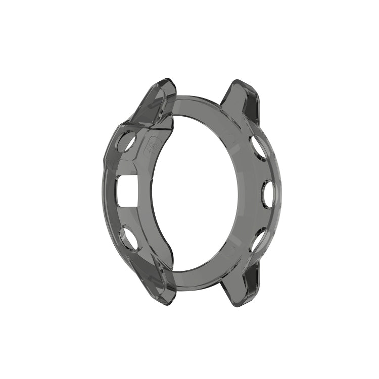 Suitable for Garmin Fenix 6S / 6S Pro transparent TPU Silica Gel Watch Case(Transparent black) - free shipping - PMC TechLife - Order now!