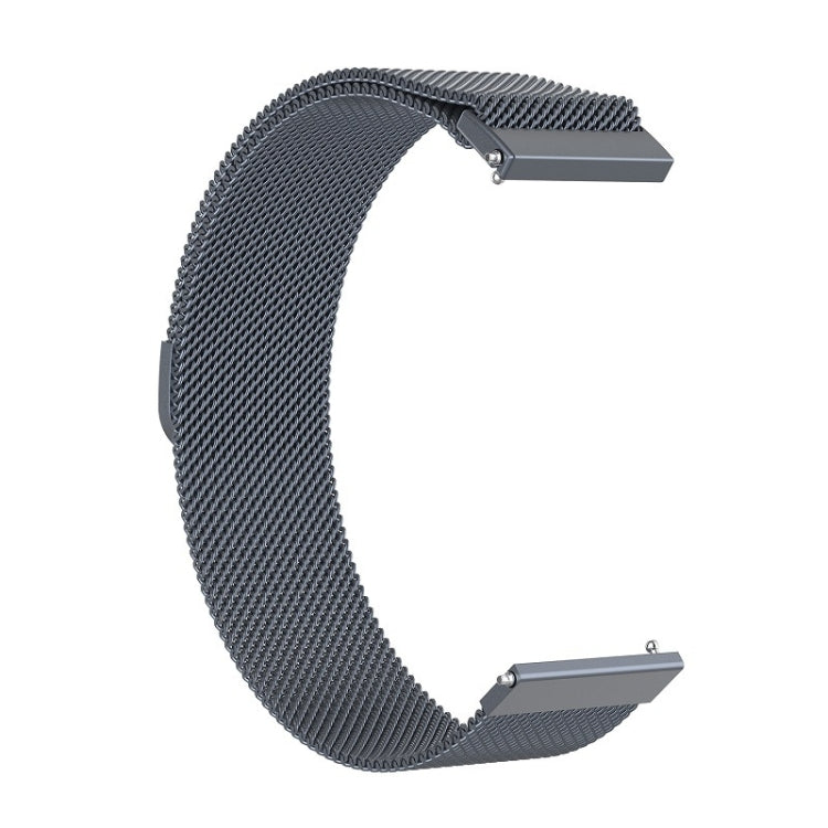 18mm Milan Stainless Steel Mesh Watch Band(Gray) - Watch Bands by PMC TechLife | Online Shopping South Africa | PMC TechLife | Buy Now Pay Later Mobicred