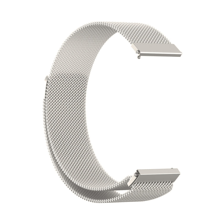 For Honor Magic Watch 2 / Samsung Galaxy Active 2 18mm Milan Stainless Steel Mesh Watch Band(Starlight) - Watch Bands by PMC TechLife | Online Shopping South Africa | PMC TechLife