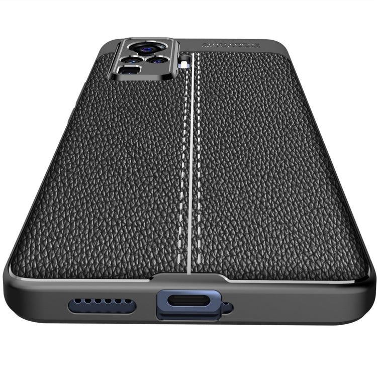 For VIVO X50 Pro Litchi Texture TPU Shockproof Case(Black) - free shipping - PMC TechLife - Order now!