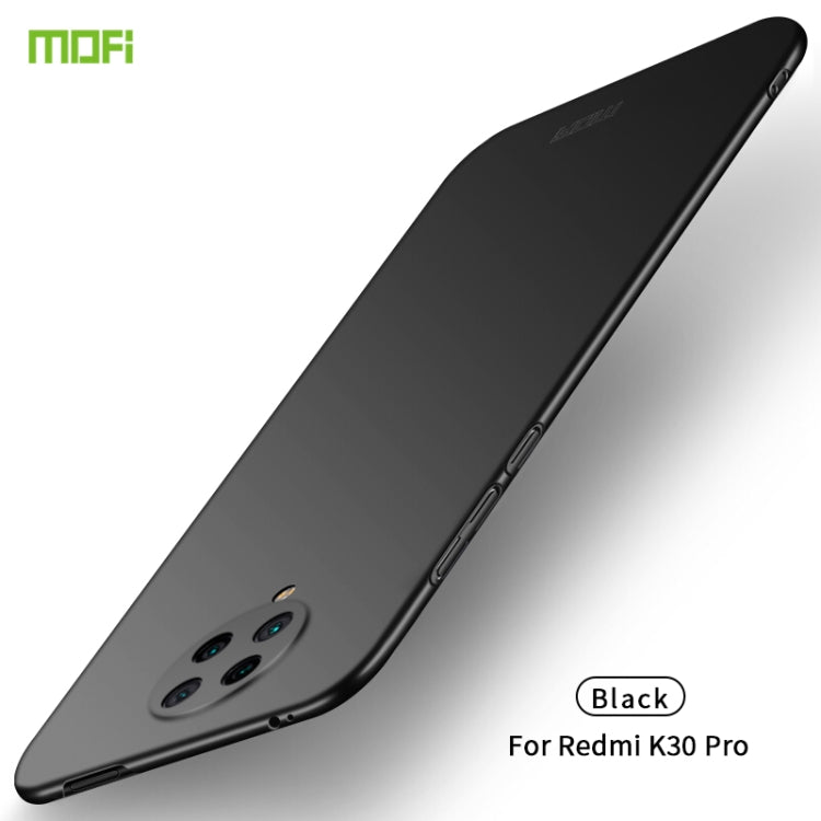 For Xiaomi Redmi K30 Pro MOFI Frosted PC Ultra-thin Hard Case(Black) - Xiaomi Cases by MOFI | Online Shopping South Africa | PMC TechLife | Buy Now Pay Later Mobicred