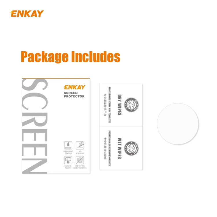 Compatible with Garmin Compatible witherunner 735 / 735XT ENKAY Hat-Prince 0.2mm 9H 2.15D Curved Edge Tempered Glass Screen Protector  Watch Film - Screen Protector by ENKAY | Online Shopping South Africa | PMC TechLife | Buy Now Pay Later Mobicred