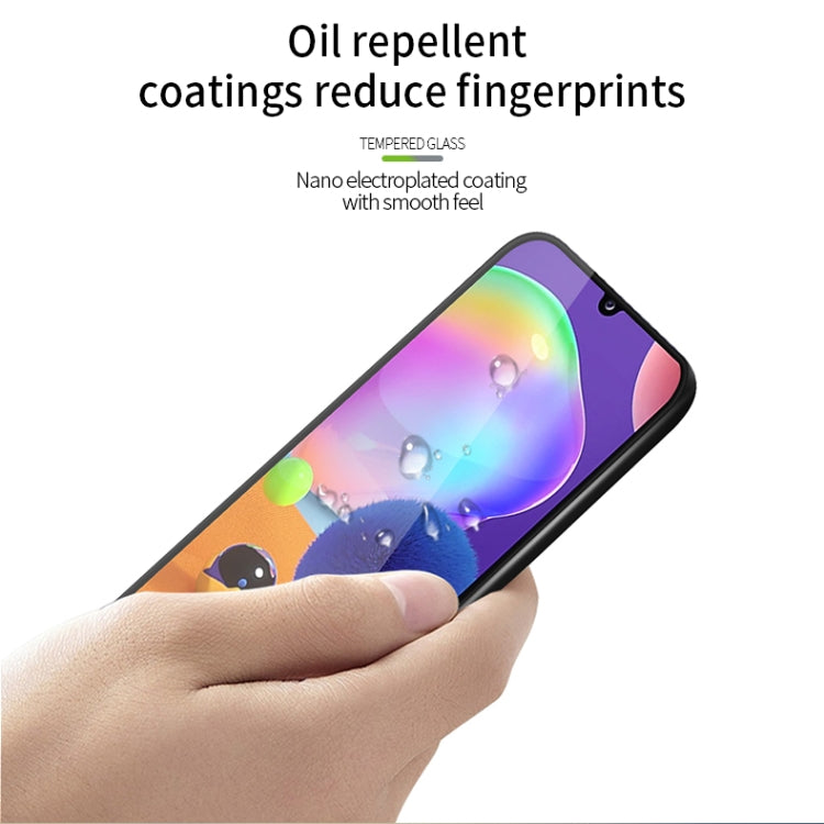 For Samsung Galaxy A31 PINWUYO 9H 3D Curved Full Screen Explosion-proof Tempered Glass Film(Black) - Galaxy Tempered Glass by PINWUYO | Online Shopping South Africa | PMC TechLife | Buy Now Pay Later Mobicred
