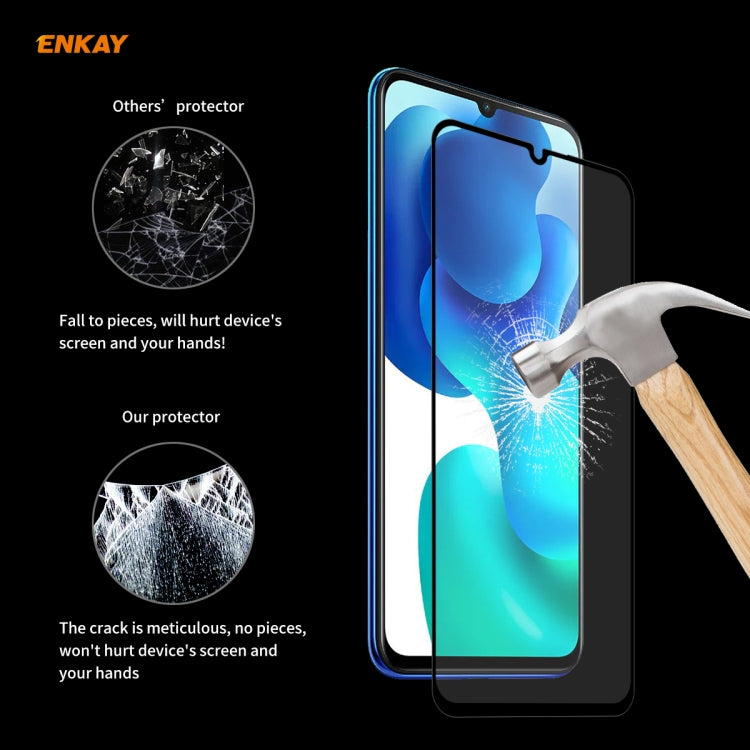 For Xiaomi Mi 10 Lite /Redmi 10X 5G 10 PCS ENKAY Hat-Prince Full Glue 0.26mm 9H 2.5D Tempered Glass Full Coverage Film -  by ENKAY | Online Shopping South Africa | PMC TechLife | Buy Now Pay Later Mobicred