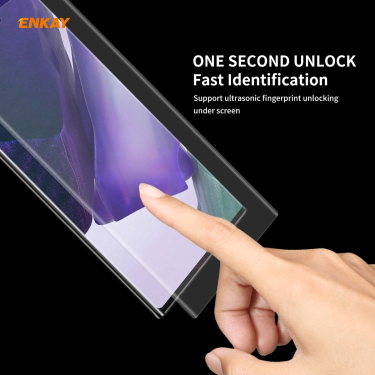 For Samsung Galaxy Note 20 Ultra 2 PCS ENKAY Hat-Prince 3D Full Screen PET Curved Hot Bending HD Screen Protector Soft Film(Transparent) - For Samsung by ENKAY | Online Shopping South Africa | PMC TechLife | Buy Now Pay Later Mobicred