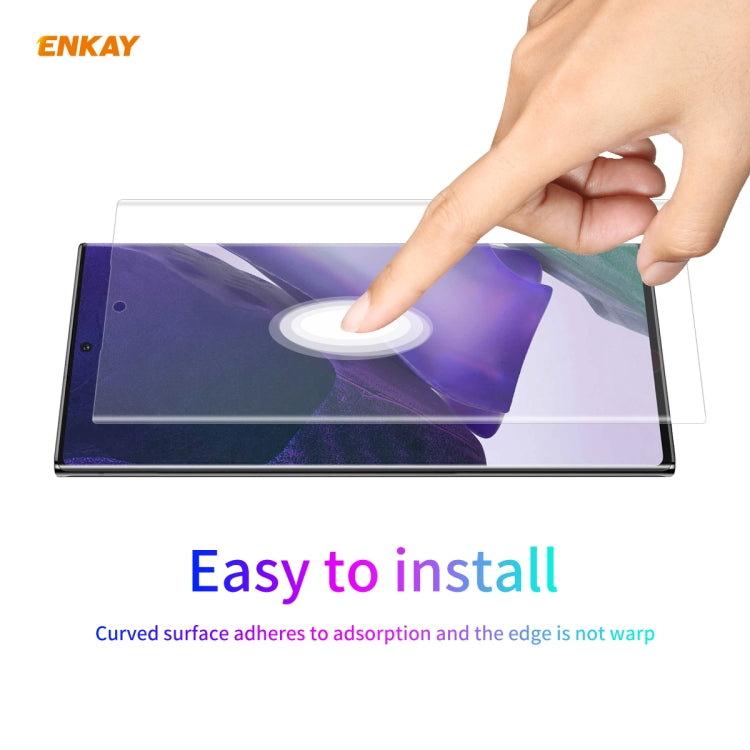 For Samsung Galaxy Note 20 Ultra 2 PCS ENKAY Hat-Prince 3D Full Screen PET Curved Hot Bending HD Screen Protector Soft Film(Transparent) - For Samsung by ENKAY | Online Shopping South Africa | PMC TechLife | Buy Now Pay Later Mobicred
