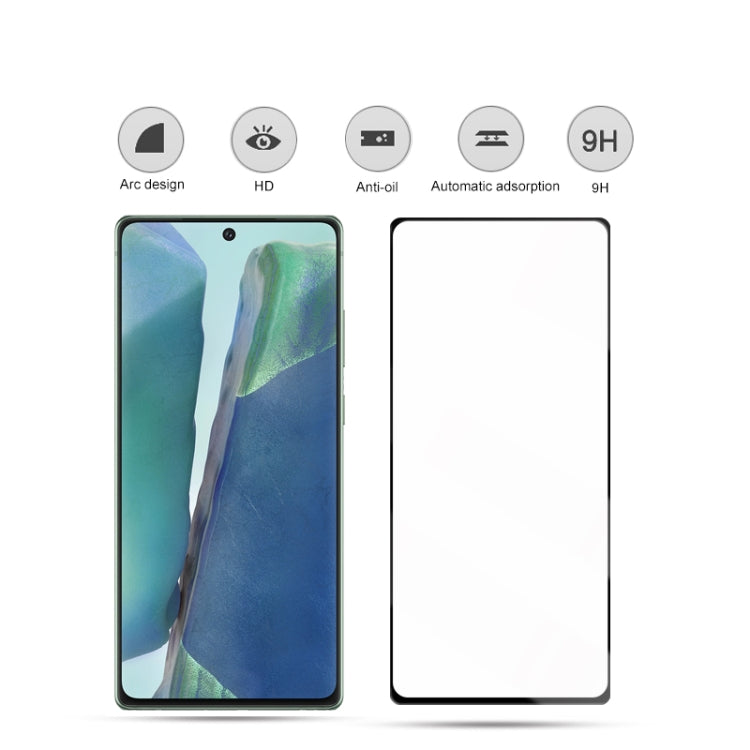 For Samsung Galaxy Note 20 mocolo 0.33mm 9H 2.5D Full Glue Tempered Glass Film, Support Fingerprint Unlock - Galaxy Tempered Glass by mocolo | Online Shopping South Africa | PMC TechLife | Buy Now Pay Later Mobicred