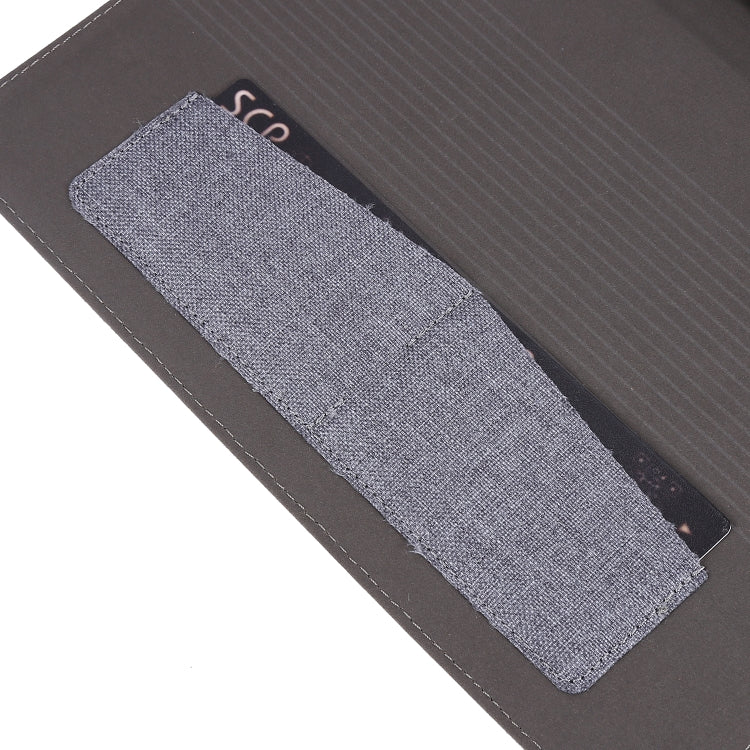For Samsung Galaxy Tab S8 / Galaxy Tab S7 T870/T875 Horizontal Flip TPU + Fabric PU Leather Protective Case with Card Slots & Holder(DeepBlue) - free shipping - PMC TechLife - Order now!