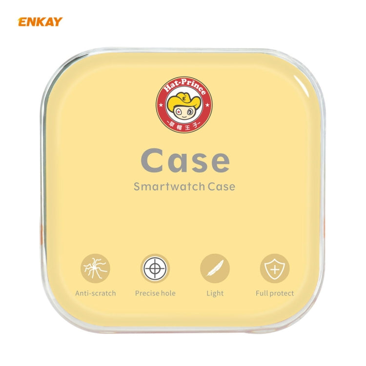 For Huawei Watch GT 2e 46mm ENKAY Hat-Prince ENK-AC8203 Full Coverage PC Frosted Case + 9H Tempered Glass Film(Green) - Watch Cases by ENKAY | Online Shopping South Africa | PMC TechLife | Buy Now Pay Later Mobicred
