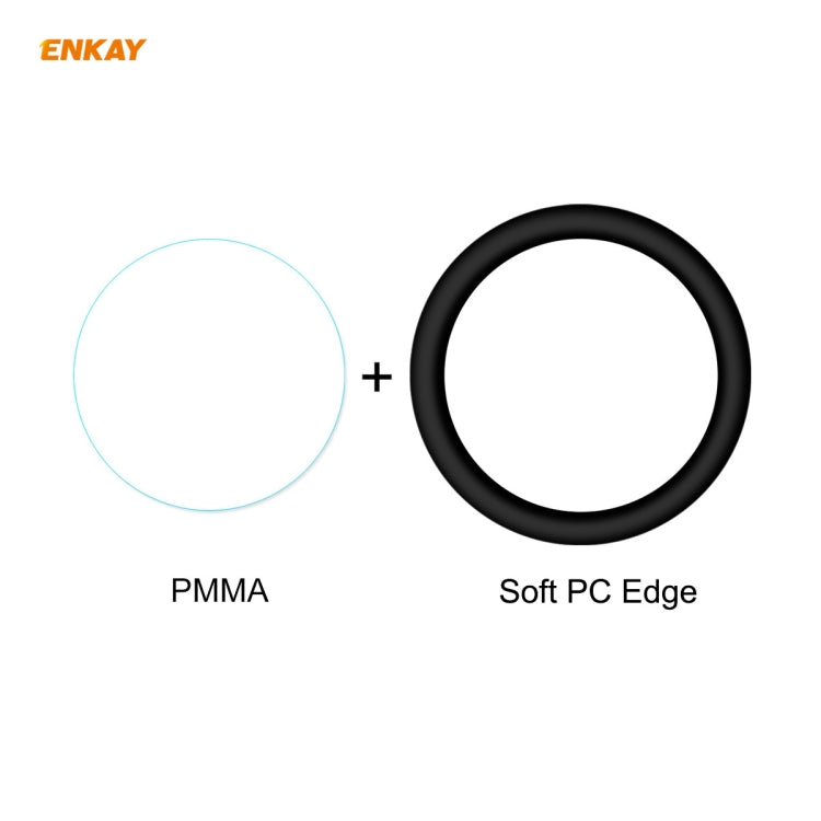 For Samsung Galaxy Active 2 44mm 2 PCS ENKAY Hat-Prince 3D Full Screen Soft PC Edge + PMMA HD Screen Protector Film - Screen Protector by ENKAY | Online Shopping South Africa | PMC TechLife | Buy Now Pay Later Mobicred