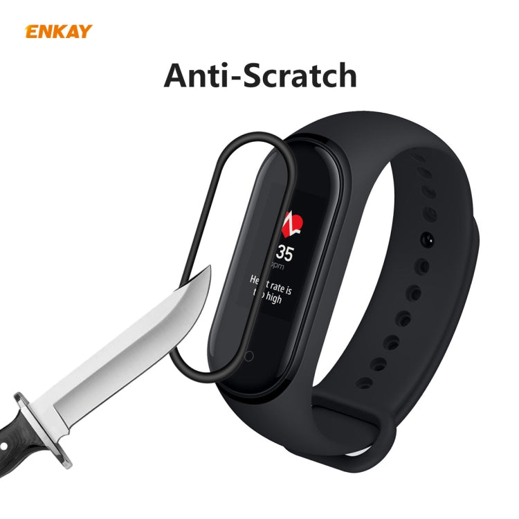For Xiaomi Mi Band 4 2 PCS ENKAY Hat-Prince 3D Full Screen Soft PC Edge + PMMA HD Screen Protector Film - Screen Protector by ENKAY | Online Shopping South Africa | PMC TechLife | Buy Now Pay Later Mobicred