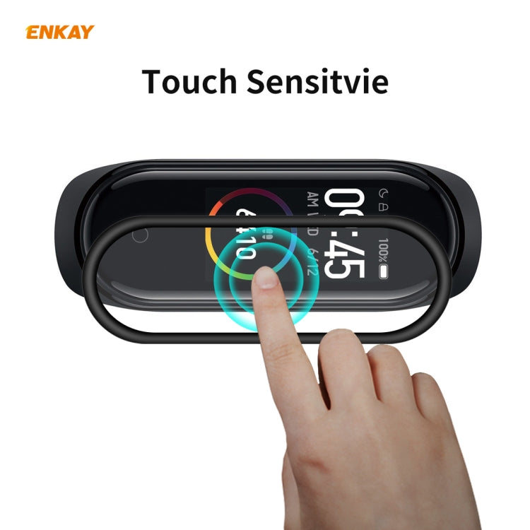 For Xiaomi Mi Band 4 2 PCS ENKAY Hat-Prince 3D Full Screen Soft PC Edge + PMMA HD Screen Protector Film - Screen Protector by ENKAY | Online Shopping South Africa | PMC TechLife | Buy Now Pay Later Mobicred