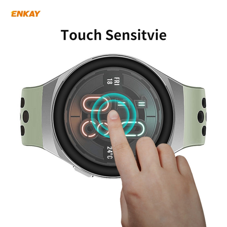 For Huawei Watch GT 2e 46mm ENKAY Hat-Prince 3D Full Screen Soft PC Edge + PMMA HD Screen Protector Film(Without Scale) - Screen Protector by ENKAY | Online Shopping South Africa | PMC TechLife | Buy Now Pay Later Mobicred