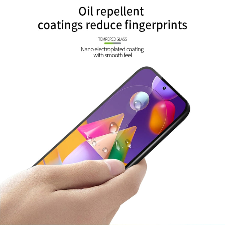 For Samsung Galaxy M31S PINWUYO 9H 2.5D Full Screen Tempered Glass Film(Black) - free shipping - PMC TechLife - Order now!