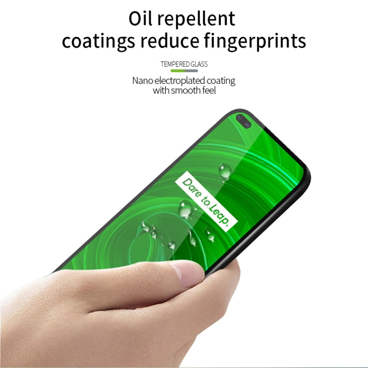 For OPPO Realme X50 Pro PINWUYO 9H 2.5D Full Screen Tempered Glass Film(Black) - Realme Tempered Glass by PINWUYO | Online Shopping South Africa | PMC TechLife | Buy Now Pay Later Mobicred